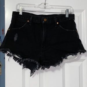 Wrangler Black Jean Shorts